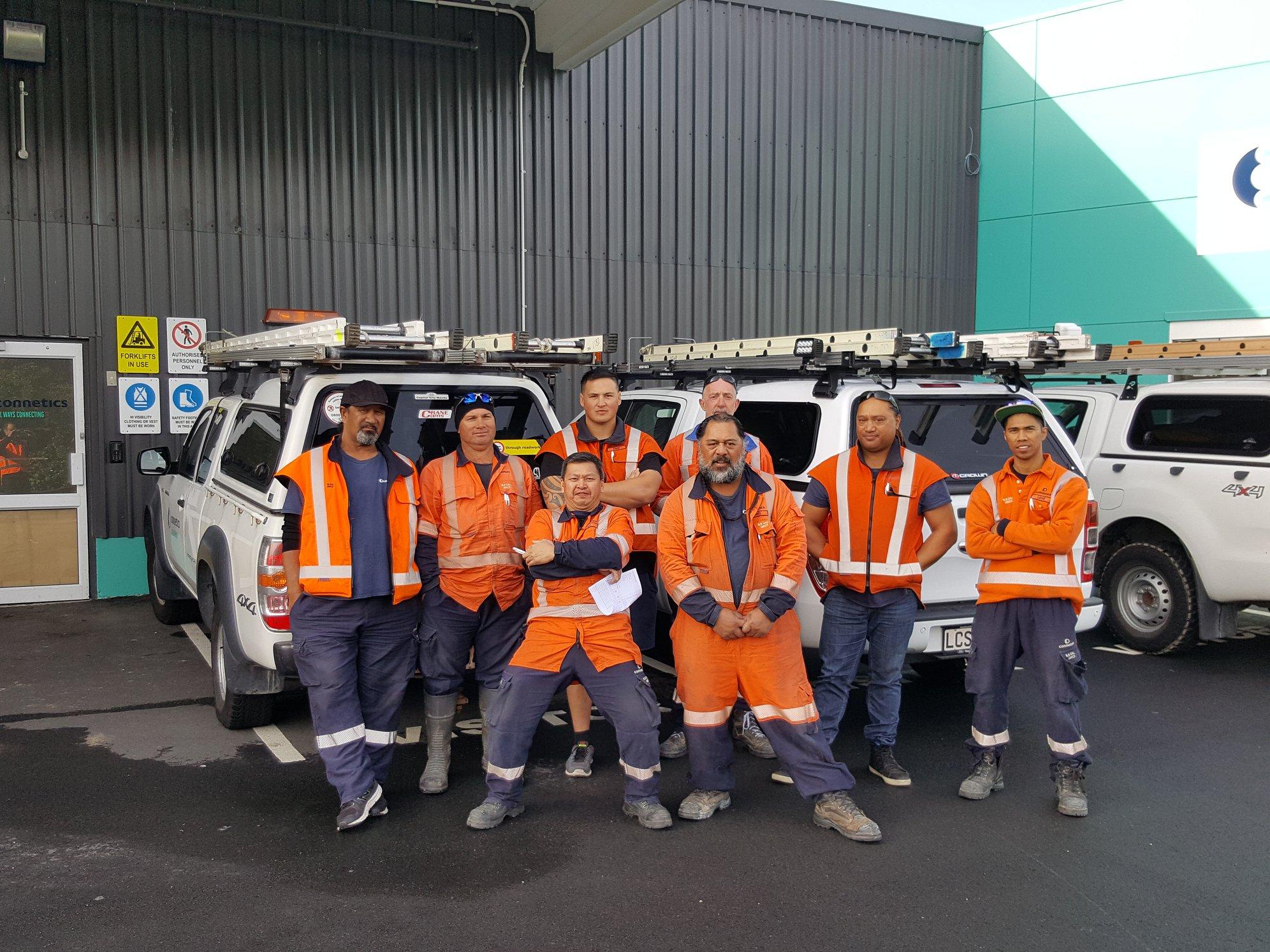 Wellington Team before Auckland storm